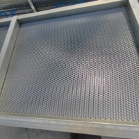 Astm Standard 1.75 2.5 Maille à lattes en métal déployé de 3,4 lb pour la construction de murs et de plafonds en plâtre