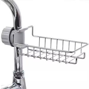 Acciaio inossidabile argento Multi-funzionale appendiabiti porta <span class=keywords><strong>lavandino</strong></span> caldo rubinetto Clip da <span class=keywords><strong>bagno</strong></span> cucina mensola <span class=keywords><strong>scarico</strong></span> secco - Product Image 3