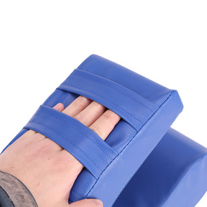 Aide au retournement des patients âgés alités à domicile, tapis de transfert multifonctionnel, repose-pieds, oreiller, matériau en éponge bleu-vert - Product Image 2