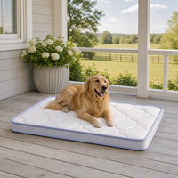 Matelas pour chien de porche avec support à ressorts ensachés épais pour usage extérieur dans les fermes et les maisons de campagne