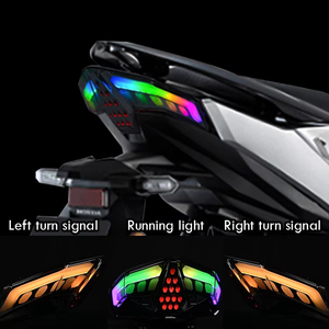 <strong>Motorcycle</strong> <strong>Lighting</strong> System Accessories RGB LED Indicator Retrofit Tail Light for Vario Click150 V2 2018 - Product Image 2