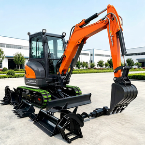 Mini excavadora SHANDING de alta estabilidad 1t2t3t, excavadora agrícola china Kubota, mini excavadora personalizada. - Product Image 1