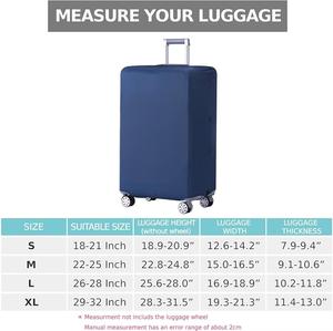<span class=keywords><strong>Housse</strong></span> de protection pour <span class=keywords><strong>valise</strong></span> en nylon unisexe tendance en spandex, <span class=keywords><strong>housse</strong></span> pour bagage de voyage lavable à fermeture éclair, préférée du client - Product Image 4