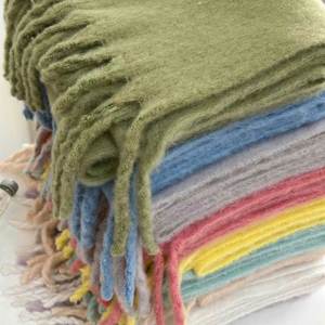 2024 New Arrival Thickened <b>Fur</b> Long Scarf With Tassels Women Winter Luxury Cashmere Shawls Scarves for Women - Product Image 3