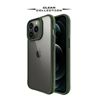 Funda Transparente HD Antigolpes para iPhone 17 16 15 13 12 Pro Max, Carcasa Trasera de TPU y PC para iPhone 16 15 Plus