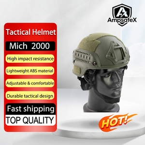 Casque tactique léger en fibre de verre Mich 2000 pour enfants, résistant à l'eau, de luxe, pour les sports équestres et les activités de plein air - Product Image 1