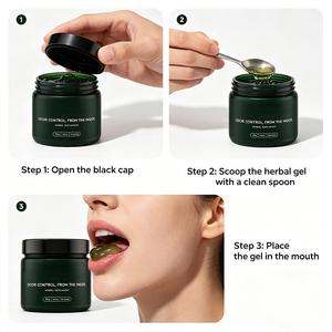 Complément alimentaire en gel à base de plantes <span class=keywords><strong>anti</strong></span>-<span class=keywords><strong>mauvaise</strong></span> <span class=keywords><strong>haleine</strong></span> 120g - Soins bucco-dentaires naturels pour une <span class=keywords><strong>haleine</strong></span> fraîche longue durée - Product Image 6
