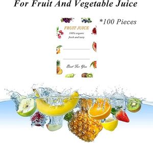 Tùy chỉnh trái cây dán chai cá nhân không thấm nước nhãn cho chai nước trái cây và nước giải khát bao bì - Product Image 5