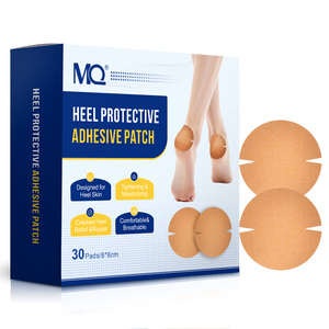 Parches Adhesivos Protectoras para el Talón MQ, Alivio del Dolor, 8x8cm, Hidratantes y Reafirmantes, Cuidado de los Pies, 30 Unidades - Product Image 1