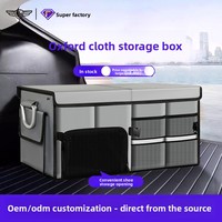 Boîte de rangement pliable multifonctionnelle pour coffre de voiture en tissu Oxford, fabriquée en Chine