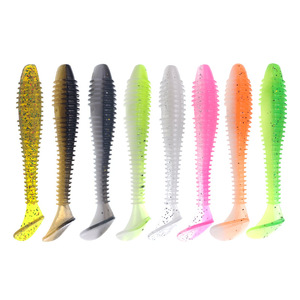 <span class=keywords><strong>Esca</strong></span> Artificiale Morbida in PVC a Coda a T Bicolore, Micro Verme Bionico per la <span class=keywords><strong>Pesca</strong></span> al Bass, Senza Ami, Vendita all'Ingrosso - Product Image 1