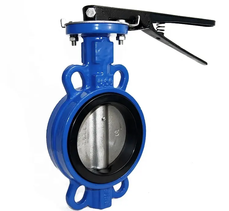Dn150 250 10 Inch Soft Seat Pneumatic Actuated Ductile Cast Iron Air Motorized Butterfly Valve Manual Handle Wormgear