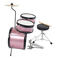 Kit de musique à percussion en bois rose de haute qualité ensemble de batterie nouveau produit d'explosion pour les enfants de 3 à 6 ans pour le style jazz