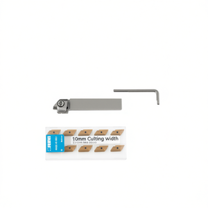 Herramienta de Torneado Externo Fervi con Insertos, Ancho de Corte de 10 mm, para Mecanizado de Metales - Product Image 2