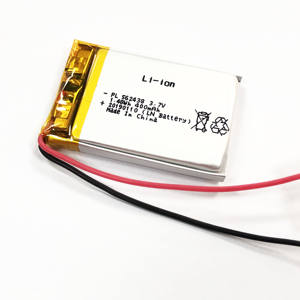 Iec62133 인증 충전식 폴리머 리튬 이온 셀 평면 배터리 502535 802035 와 400Mah 3.7V <span class=keywords><strong>Lipo</strong></span> 배터리 - Product Image 5