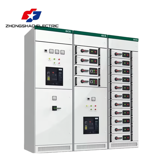 Tin Plated Copper Busbar High Conductivity Power Cabinet GCS Low Voltage Electrical Switchgear 630-1250A Withdrawable IP54 Rated