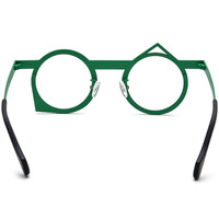 Nouvelles montures de lunettes optiques vintage tendance en métal et acétate