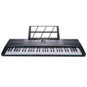 คีย์บอร์ดอิเล็กทรอนิกส์สำหรับเด็ก 61 คีย์ สีชมพู พร้อมไมโครโฟนและแหล่งจ่ายไฟ สำหรับเด็กอายุ 5-14 ปี ของเล่นเสริมพัฒนาการ - Product Image 3