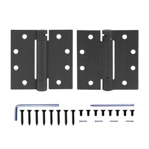 Bisagras Pequeñas Ocultas de Acero Inoxidable 304/201 de Diseño Moderno con Cierre Suave para Gabinetes de Cocina y Baño - Product Image 1