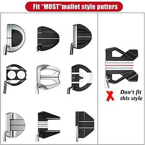 Cubierta magnética para cabeza <span class=keywords><strong>de</strong></span> <span class=keywords><strong>golf</strong></span> para Putter <span class=keywords><strong>de</strong></span> Mazo, dos bolas duraderas para cubiertas <span class=keywords><strong>de</strong></span> equipo <span class=keywords><strong>de</strong></span> protección <span class=keywords><strong>Taylormade</strong></span> - Product Image 6