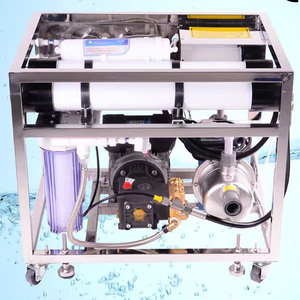 Dessalinisateur d'eau de mer pour bateau, équipement en acier inoxydable 304/316, système RO, purification de l'eau, petite taille, mobile - Product Image 4