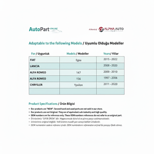 โคมไฟเครื่องหมายด้านข้างสำหรับ Alfa Romeo 147,156-ขาว-ขวาและซ้าย - Product Image 1