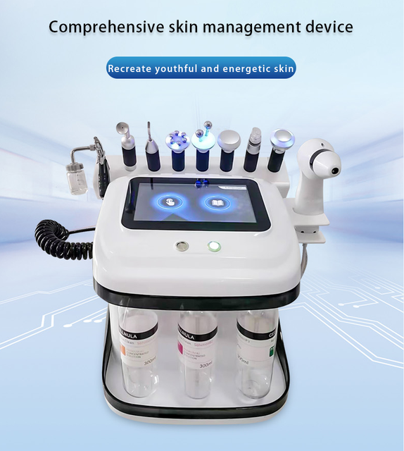 New Arrival Professional Hydra Beauty Device 10 Function Small Bubble Machine for Deep Cleansing Exfoliation Skin Rejuvenation