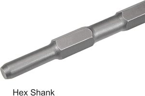 Burin à froid haute résistance, durable, à pointe hexagonale, pour la sculpture sur pierre, outils de maçonnerie pour artisans et <span class=keywords><strong>architectes</strong></span> - Product Image 3