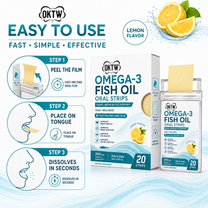 Bandes orales d'huile de poisson Oméga 3 en gros avec EPA, formule de supplément pour le soutien oculaire sans eau - Product Image 4