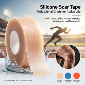 แผ่นซิลิโคนเจลปิดแผล ปี 2026 เทปปิด<span class=keywords><strong>แผล</strong></span>แบบไวต่อแรงกด ปิดแผล ป้องกันรอยขีดข่วน แผ่นปิดแผลสำหรับเล่นกีฬา ผ้าเนื้อยืด สีผิว - Product Image 1