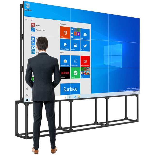 High Quality Large Full HD 65 Inch Indoor Advertising LCD Video Wall Panels with Splicing Screen for Elevator Wayfinding