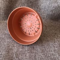 Dia.16cm 1000ml pot bunga tanah liat plastik bulat pot sukulen pot ukuran sedang