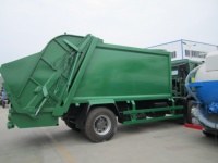 Camion compacteur de déchets d'occasion de haute qualité, 4x2, manuel, diesel, volume 4000L, à vendre
