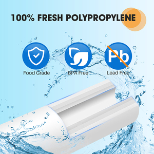 NSF42 شهادة PP تذوب في مهب خرطوشة تصفية المياه فلتر معالجة المياه - Product Image 3