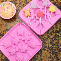 Moule à glace en silicone à 8 cavités Mini Monster outil de gaufrage avec logo personnalisé emballage durable pour les vacances