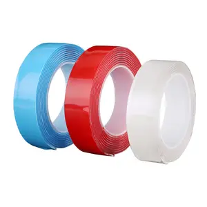 Strong Office Double Grip Sticker Double-Side Silicone Sided Transparent Reusable Adhesive Nano Tape