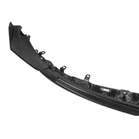 3 pièces de lèvre avant en fibre de carbone préimprégnée style CS, compatibles avec BMW M3 G80 M4 G82 2021 et suivants, moulées sous autoclave avec clips OEM