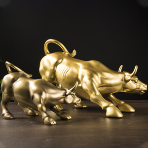 Cross-Border tường đường phố bò thị trường văn phòng tủ sách, tủ rượu, TV, máy tính để bàn, đồ trang trí thủ công mỹ nghệ nhựa tuyệt vời - Product Image 3