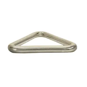 China Factory 304 316 stainless steel triangle carabiner hardware products Ring