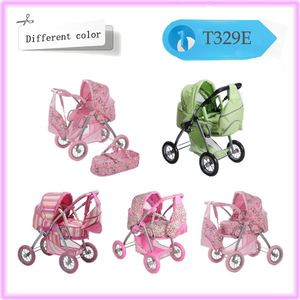 Passeggino per Bambole con Manico Regolabile, Stile Popolare, Ruote in Metallo di Lusso, <span class=keywords><strong>Giocattolo</strong></span> per Bambini - Product Image 2