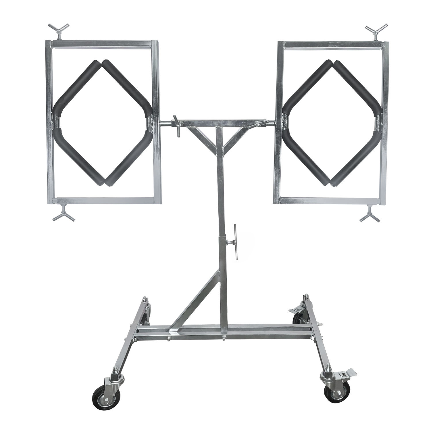 Support De Plantes En Métal De 32 Cm Avec 4 Roues Universelles - Bac à