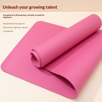 Tapis de yoga NBR extra large et épaissi, tapis de danse et de fitness ultra-long de 183 cm, épaisseur 2 cm, matelas de sol personnalisable certifié