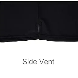 เสื้อโปโลแขนสั้นผ้าซิปสีพื้นผ้าโพลีเอสเตอร์สำหรับผู้ชาย - Product Image 5