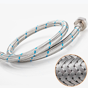 <span class=keywords><strong>Robinet</strong></span> de <span class=keywords><strong>cuisine</strong></span> à tuyau <span class=keywords><strong>flexible</strong></span> de qualité commerciale avec tube EPDM renforcé et raccords résistants à la corrosion - Product Image 4