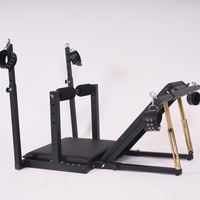 SM Appareil de presse à jambes forcé avec réglage de fixation pour chaise à jambes séparées, pour usage hôtelier