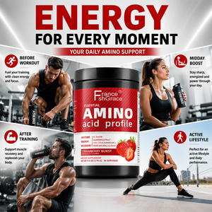 Customized Shecome Amino Acid Profile Powder Strawberry Flavour Supplement for Immune System Support for Adults Amino Energy - Product Image 6