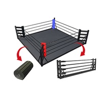 Ring de boxe pliable rapide personnalisé Ring de lutte de combat professionnel ring de boxe de compétition en plein air portable