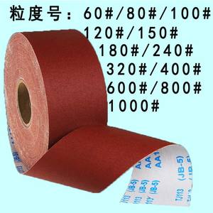 เจบี-5 เอสกระดาษทรายม้วน 4 นิ้ว กว้าง 10 ซม. อลูมินาขัดสำหรับขัดเฟอร์นิเจอร์โลหะ 60-1000 กรวด ผ้าเนื้อนุ่มทนทาน - Product Image 5