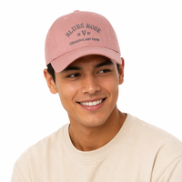 Gorras de Béisbol Unisex Ajustables Bordadas a Mano con Logotipo Personalizado - 100% Algodón