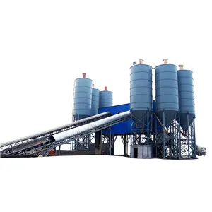 中国顶级品牌环保材料HZS150 150立方米/h搅拌站混凝土配料厂用于制造水泥